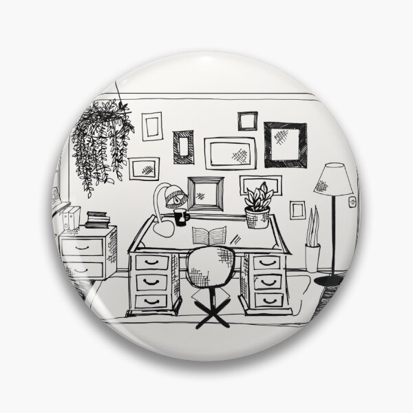 Item preview, Cluttered Office Space  designed and sold by Hannah Kremer.