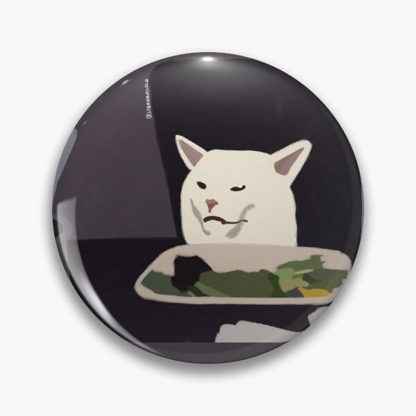Item preview, Angry Salad Cat Meme designed and sold by SabrinaGold.