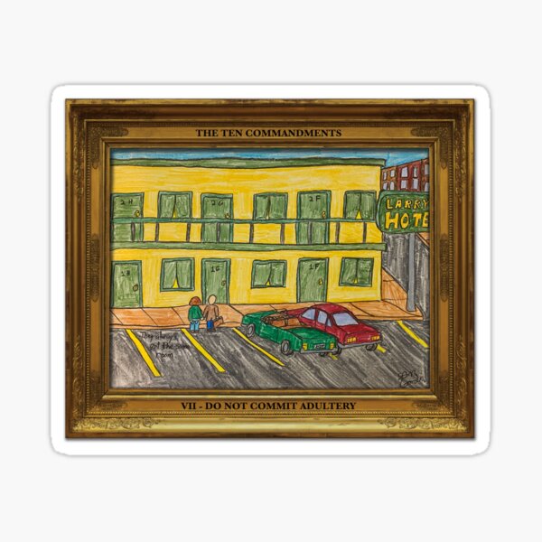Item preview, 10 Commandments: (VII) DO NOT COMMIT ADULTERY designed and sold by SAMGordonART.