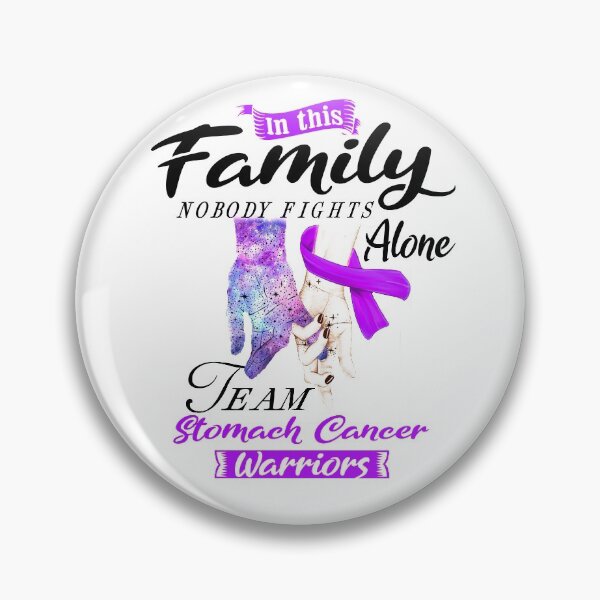 Item preview, In This Family No One Fights Alone Team Stomach Cancer Warrior designed and sold by deputylove.