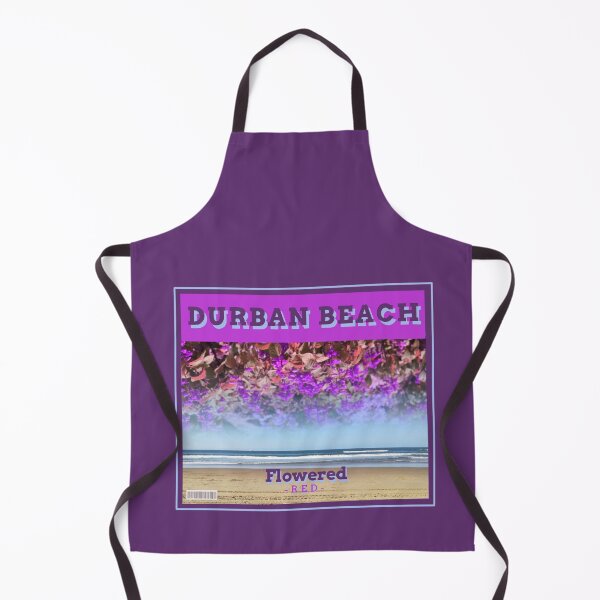 Item preview, Durban beach flowered red retro designed and sold by Weather gifts .