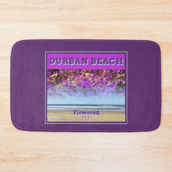 Item preview, Durban beach flowered red retro  designed and sold by Weather gifts .