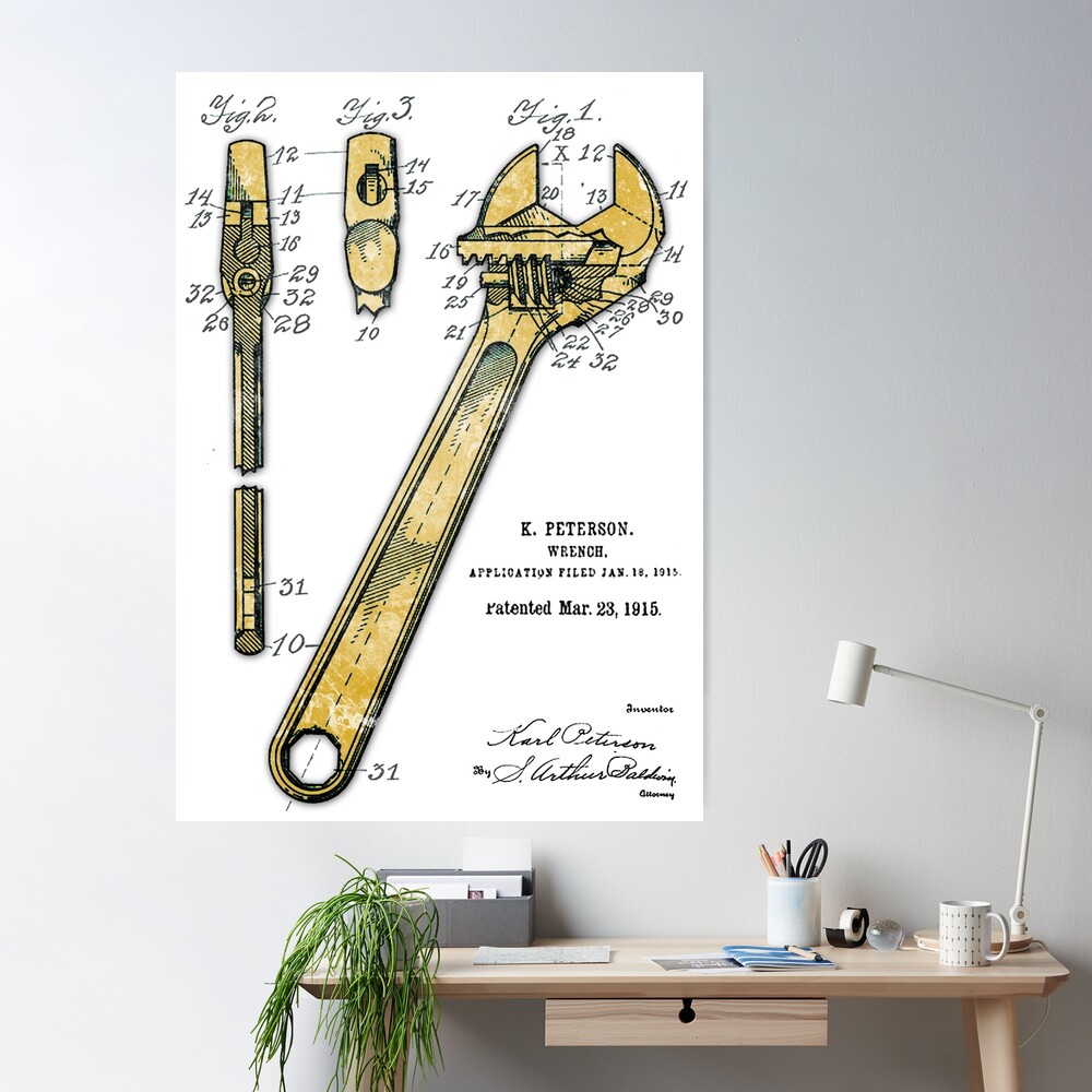 Adjustable Wrench Vintage Vector Engraving Illustration Stock Illustration  - Download Image Now - iStock