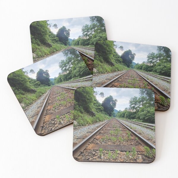 Item preview, Train tracks at New River Gorge National Park and Preserve just before the rain designed and sold by All Things Wild.
