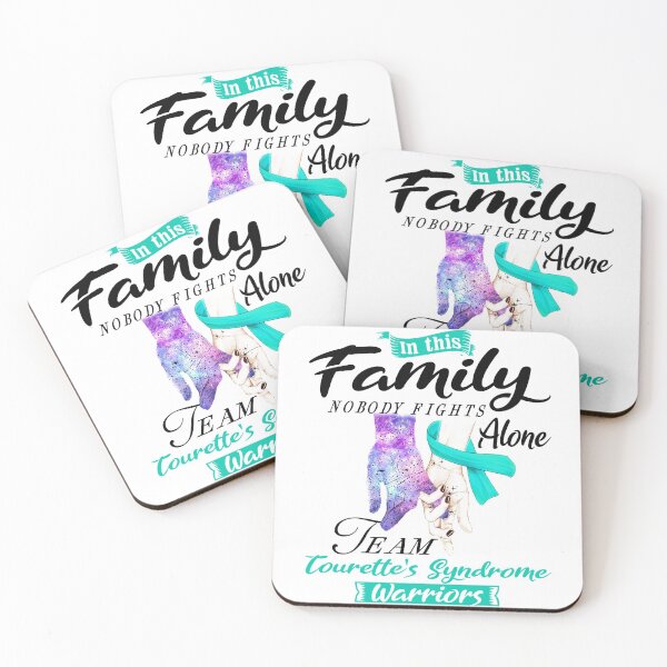 Item preview, In This Family No One Fights Alone Team Tourette's Syndrome Warrior designed and sold by deputylove.