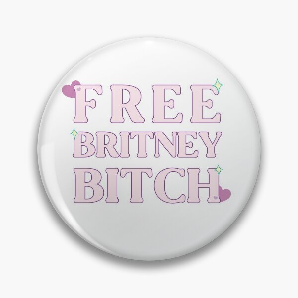 Item preview, Free Britney Bitch Kawaii Pink Hearts Sparkle designed and sold by xenotransplant.