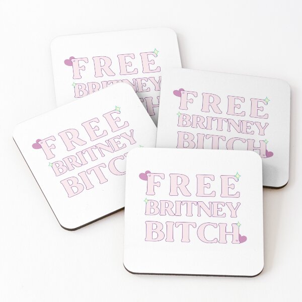 Item preview, Free Britney Bitch Kawaii Pink Hearts Sparkle designed and sold by xenotransplant.