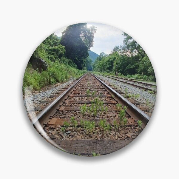 Item preview, Train tracks at New River Gorge National Park and Preserve just before the rain designed and sold by All Things Wild.