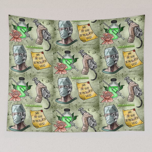 Item preview, ReAnimator Tattoo Flash designed and sold by thegothicalice.