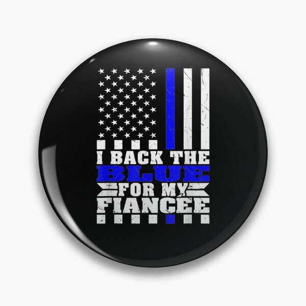 Artikelvorschau, Herren I Back The Blue For My Fiancee Thin Blue Line Police Verlobter entworfen und verkauft von zpruby.