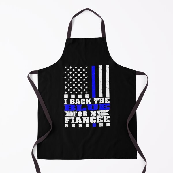 Item preview, Mens I Back The Blue For My Fiancee Thin Blue Line Police Fiance designed and sold by zpruby.