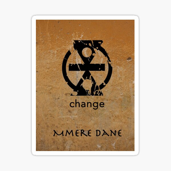 Mmere Dane Adinkra Symbol Sticker