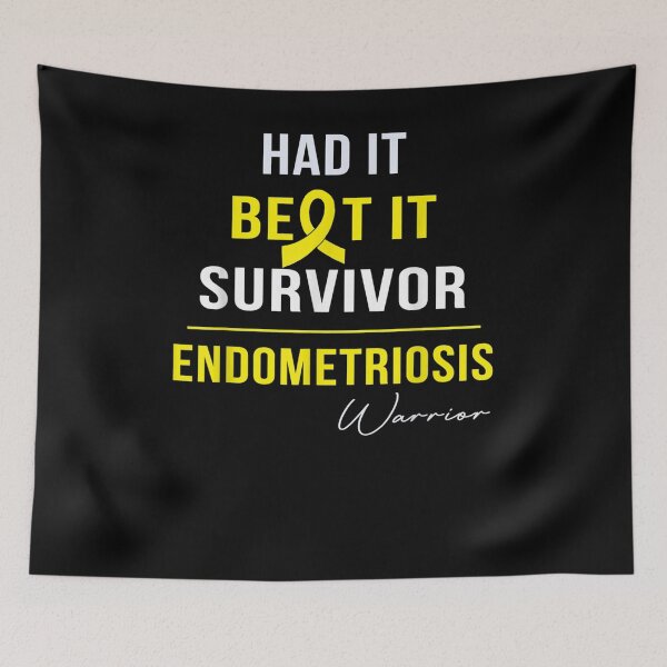 Item preview, Endometriosis Warrior Had It Beat It Survivor designed and sold by zpruby.
