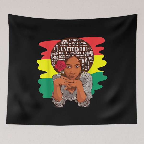Item preview, Junio Nth Mujer Negra Fuerte Afro Palabra Arte Cabello Melanina designed and sold by zpruby.