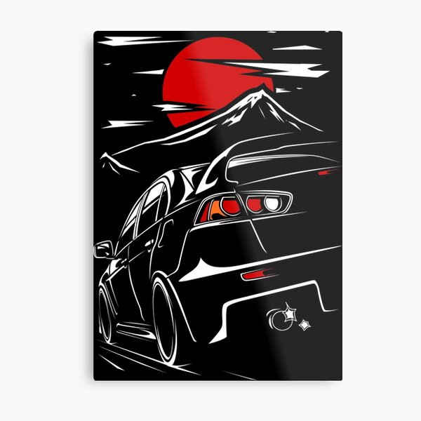 EVO X Metal print wall poster hot