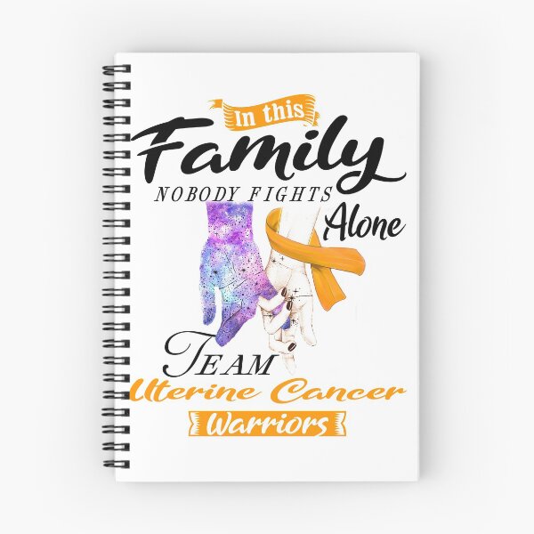 Item preview, In This Family No One Fights Alone Team Uterine Cancer Warrior designed and sold by deputylove.