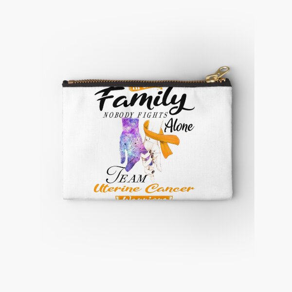Item preview, In This Family No One Fights Alone Team Uterine Cancer Warrior designed and sold by deputylove.
