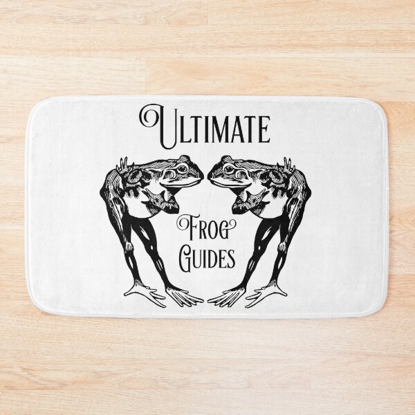 Item preview, Ultimate Frog Guides Black and White Illustration designed and sold by AMSonArt.