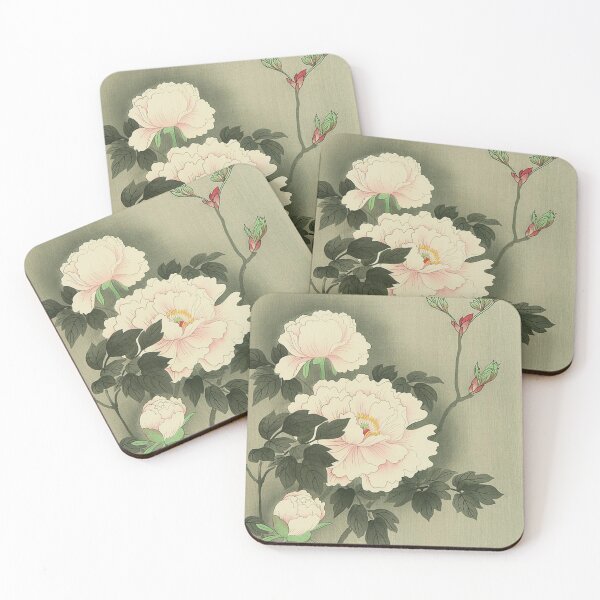 Item preview, Sparrow and Peonies designed and sold by NicoNicoNEET.