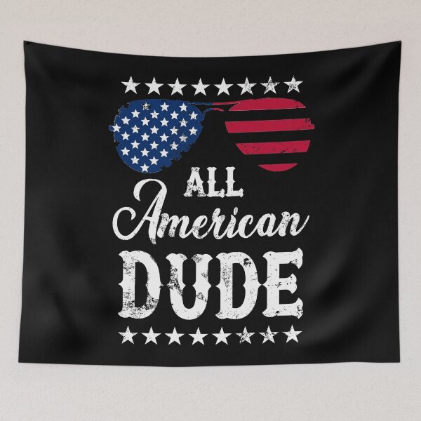 Item preview, All American Dude - Cool July 4th Gifts designed and sold by trendistic.