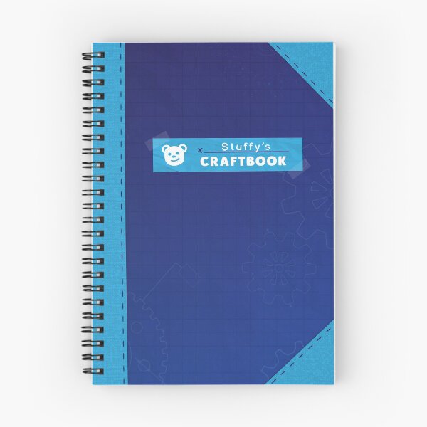 Item preview, Restitched - Stuffy's Craftbook (Cyan) designed and sold by Trixel Creative.