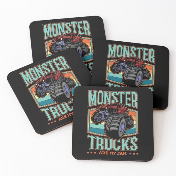 Item preview, Monster Truck are my Jam Vintage Trucker designed and sold by Hananiah Merch.