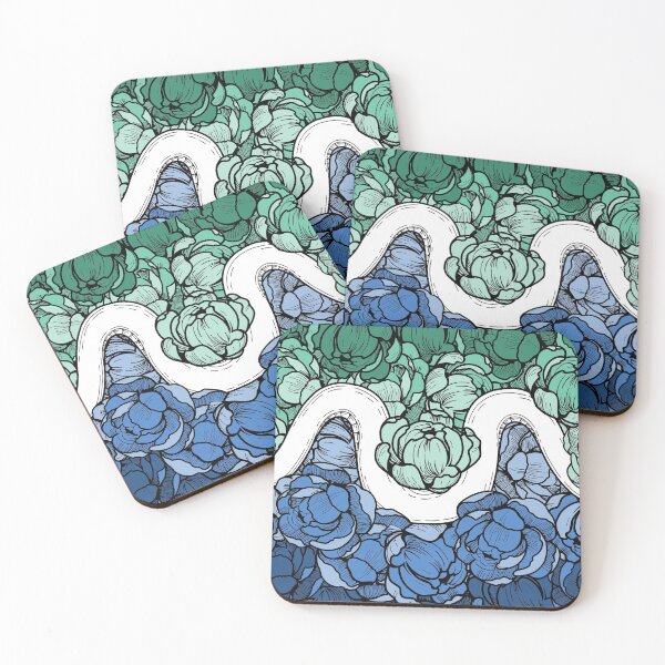 Item preview, Seafoam Peony Garden designed and sold by izzychar.