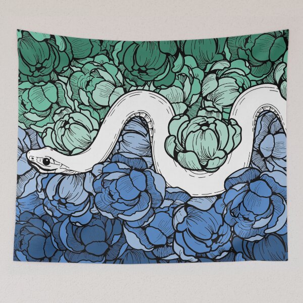 Item preview, Seafoam Peony Garden designed and sold by izzychar.