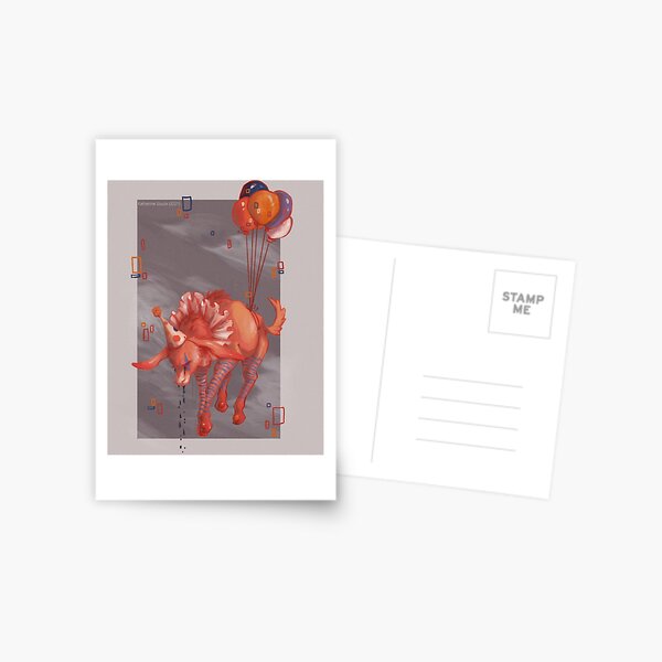 Clown Donkey Postcard