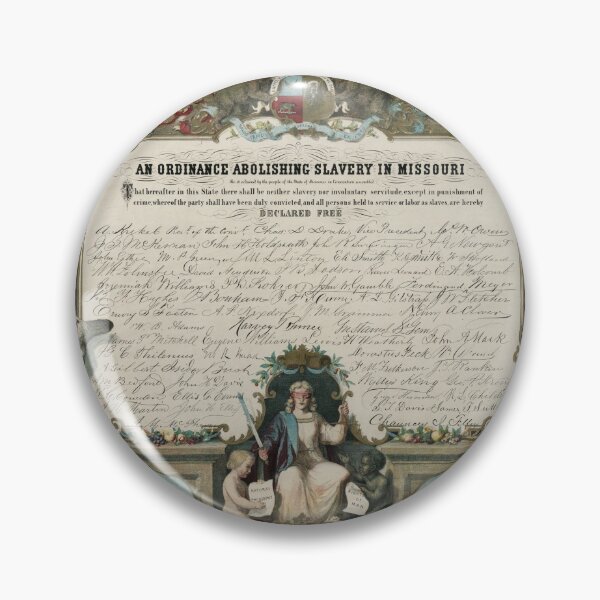 Item preview, Emancipation Ordinance of Missouri (1865) designed and sold by allhistory.