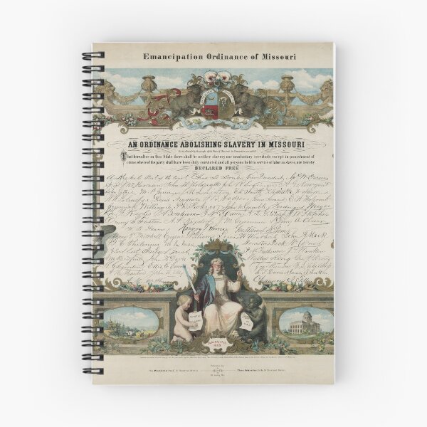 Item preview, Emancipation Ordinance of Missouri (1865) designed and sold by allhistory.