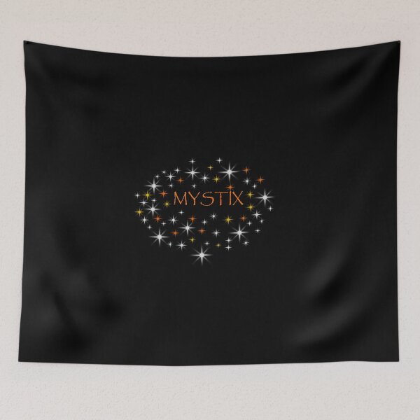 Item preview, Mystix brand stars design orange on black designed and sold by MystixJack.
