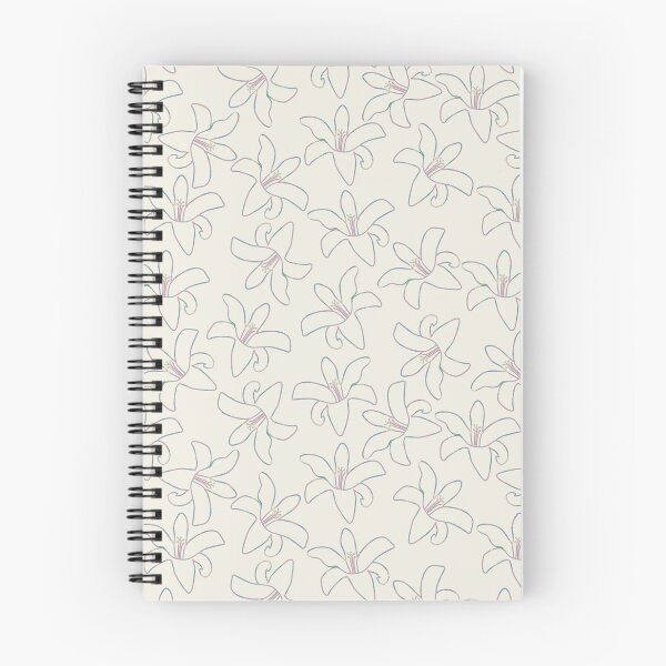 Item preview, Lilies on Winter White designed and sold by Art in My Loft.