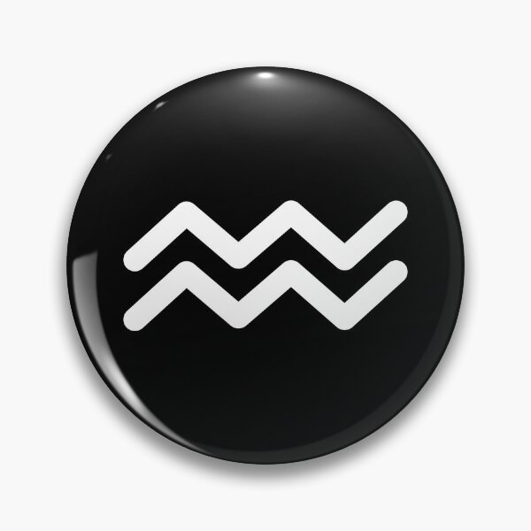 Item preview, Aquarius Zodiac Sign Only - Minimal DM designed and sold by MinimalDM.