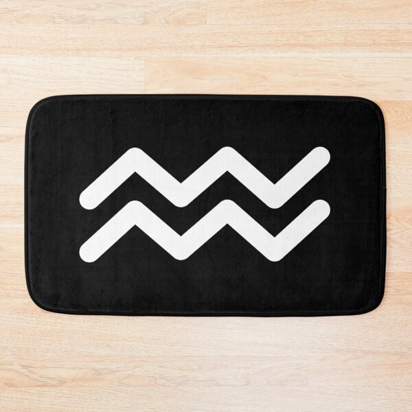 Item preview, Aquarius Zodiac Sign Only - Minimal DM designed and sold by MinimalDM.