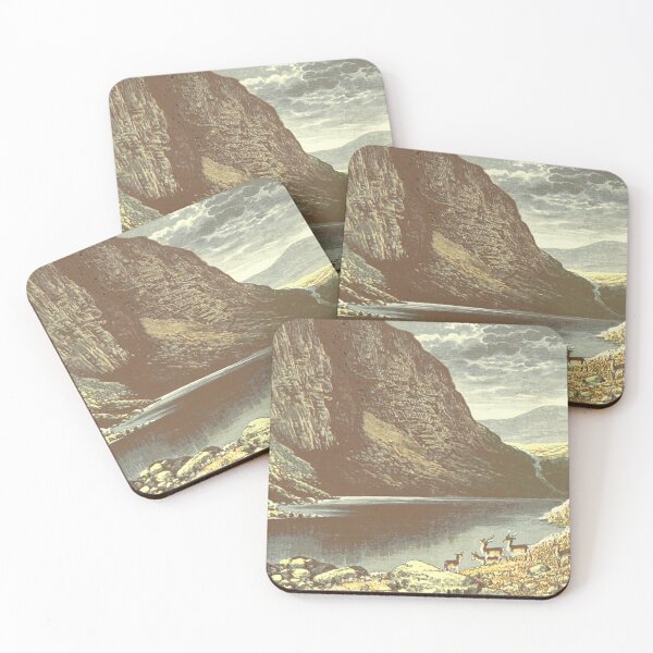 Item preview, Vintage Illustration of Dhu Loch – Loch-na-Gar, Scotland designed and sold by yourscotland.