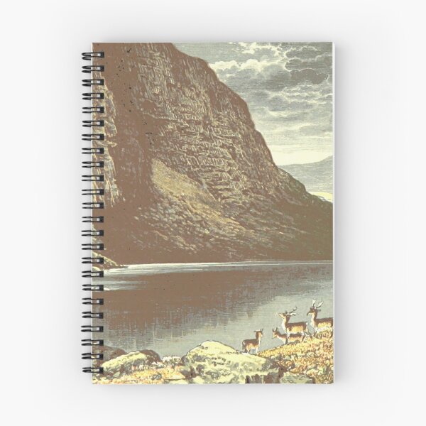 Item preview, Vintage Illustration of Dhu Loch – Loch-na-Gar, Scotland designed and sold by yourscotland.