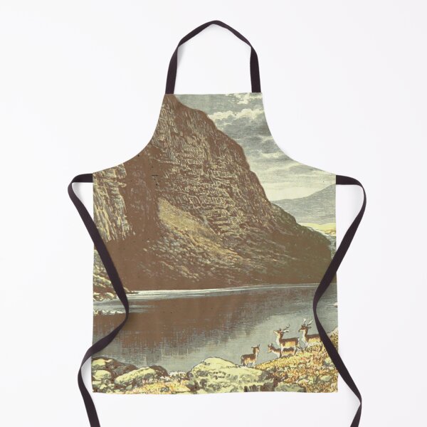 Item preview, Vintage Illustration of Dhu Loch – Loch-na-Gar, Scotland designed and sold by yourscotland.