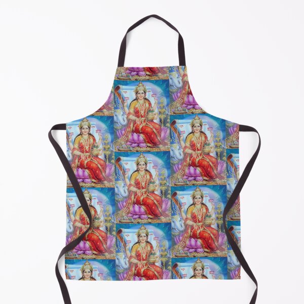 Item preview, Goddess Lakshmi Hindi Hindu Textile Pattern designed and sold by Popular-Gifts.
