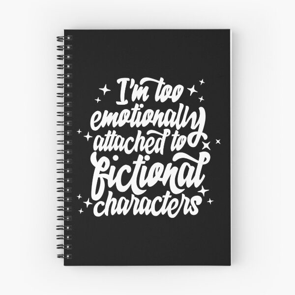 Item preview, I'M Too Emotionally Attached To Fictional Characters Book designed and sold by bramlettaw.