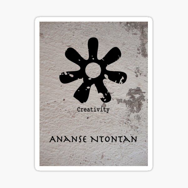 Ananse Ntontan Adinkra Symbol Sticker