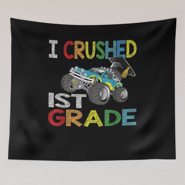 Item preview, I Crushed 1st Grade Gift Graduation Boys Monster Truck designed and sold by zpruby.