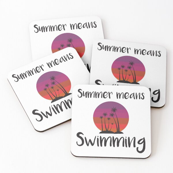 Item preview, Summer Means Swimming designed and sold by Gaalaxyz.