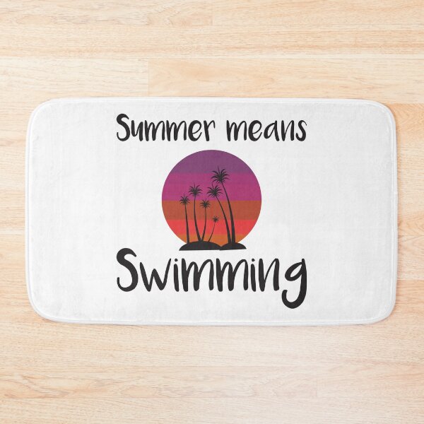 Item preview, Summer Means Swimming designed and sold by Gaalaxyz.
