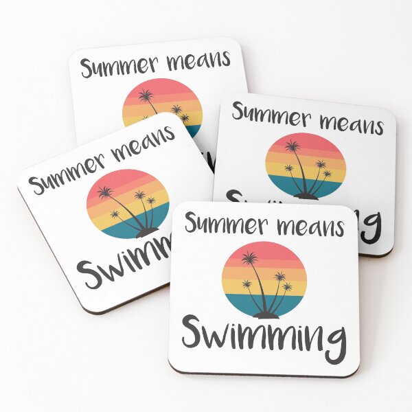 Item preview, Summer Means Swimming designed and sold by Gaalaxyz.