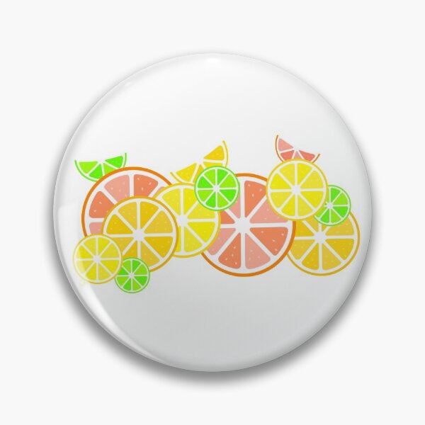 Item preview, Citrus Love, abstract fruit geometric pattern designed and sold by MayGreenAbgrall.