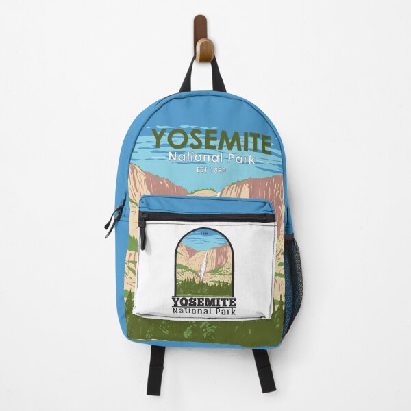 Item preview, Yosemite National Park California Waterfall Vintage designed and sold by KrisSidDesigns.