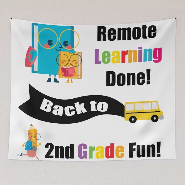 Item preview, Remote Learning Done! Back to School and 2nd Grade Classroom Fun! designed and sold by SmokeyRidge.