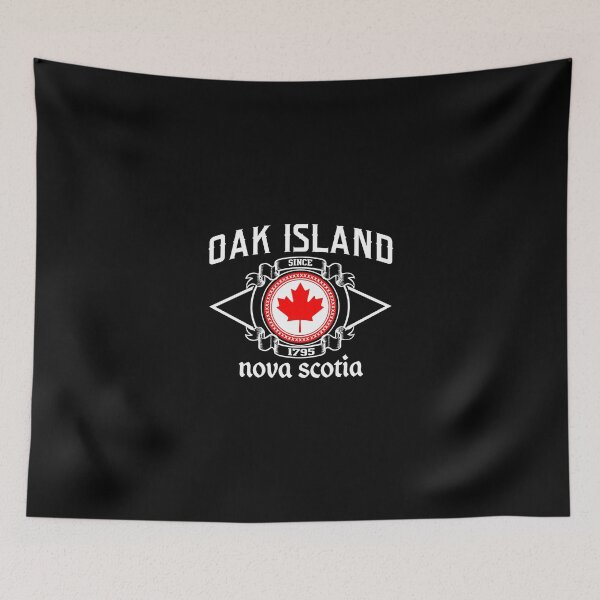 Item preview, Oak Island Nova Scotia Vintage Canadian Flag Mystery Gift designed and sold by eroscamila.