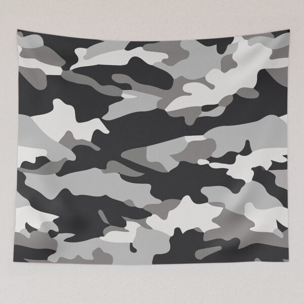 Item preview, Black silver cloud camo pattern designed and sold by NexusArts.